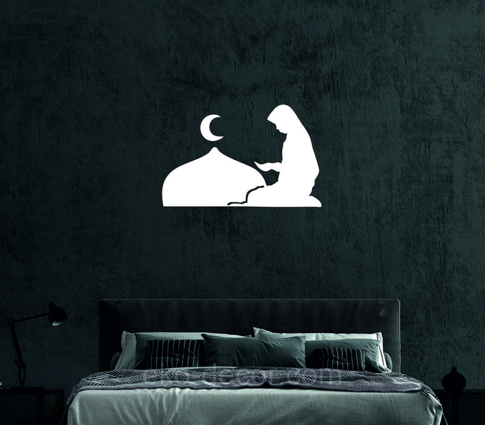 Декоративне настінне Панно «Іслам» Декор на стіну 90*58 см, Білий Київ - фото 5