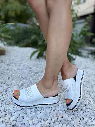 teona Шльопанці жіночі TEONA 132 білі (літо, шкіра натуральна) (4105) Коломия