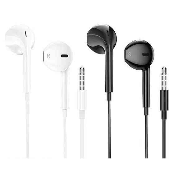 Навушники HOCO M101 Crystal joy wire-controlled earphones with microphone Black Київ