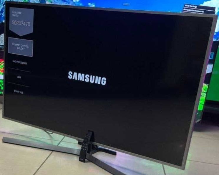 Телевізор Безрамний: 50" Smart 4K UHD, Samsung 50RU7450. Київ - фото 4