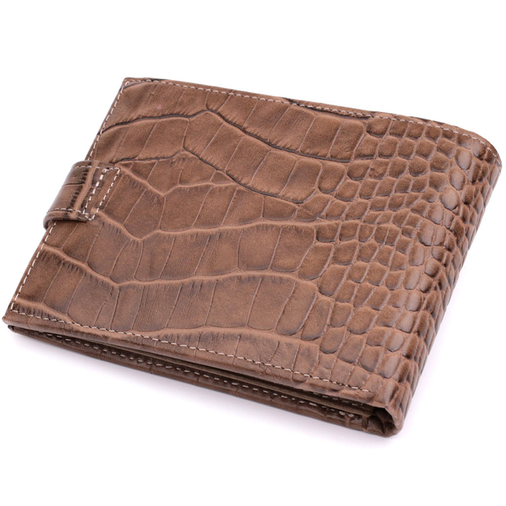 Вместительный мужской кошелек из натуральной кожи KARYA 22854 Коричневый Киев - изображение 10