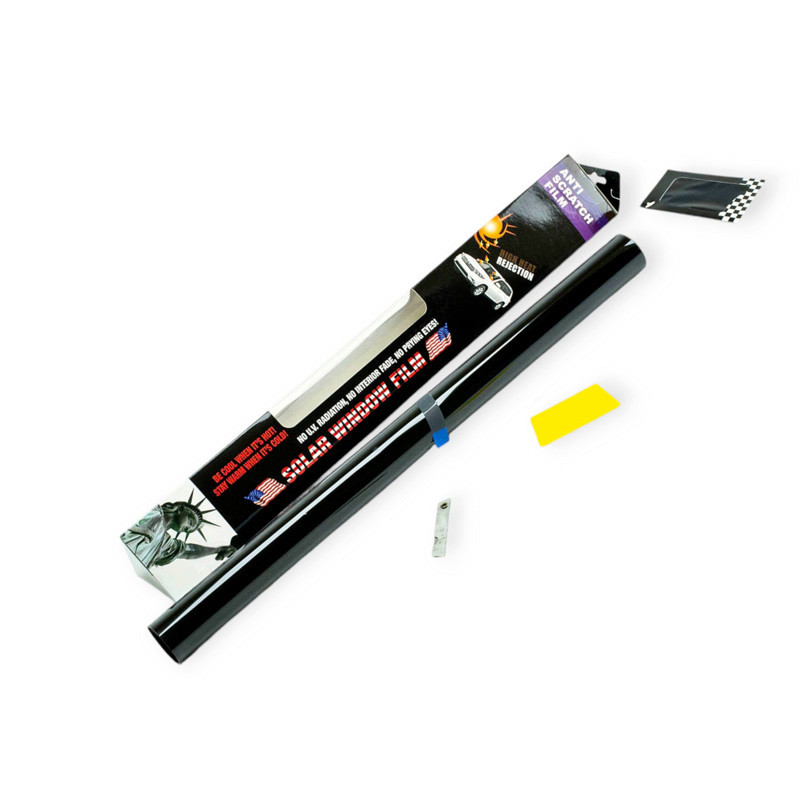 Плівка тонувальна американка 0.5x3m super dark black (src антиподряпин) Мукачево - фото 1