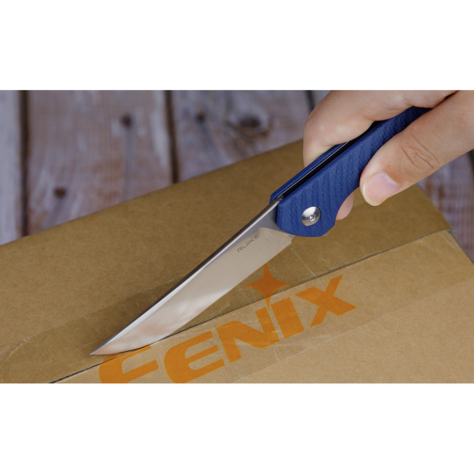 Ніж складаний туристичний Ruike P122-ME, (9.2 см) 14C28N / мікарта синій Київ - фото 17