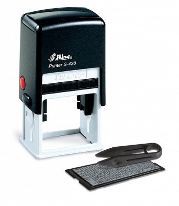 САМОНАБОРНИЙ ШТАМП 5-СТР, РОЗМІР ПЛЯ 24Х41ММ "Shiny" S-420 Київ - фото 1