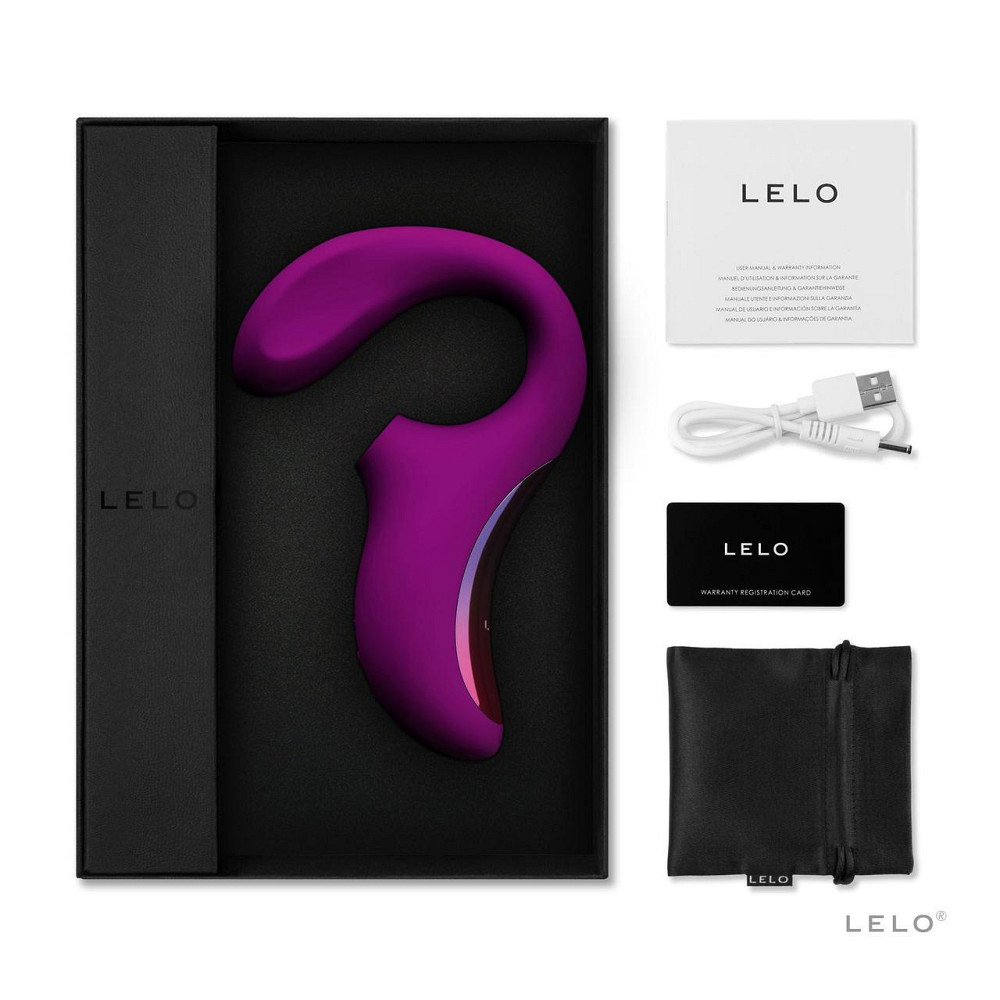 Клиторально-вагинальный звуковой стимулятор LELO Enigma Cruise Deep Rose Sex Aura Киев - изображение 9