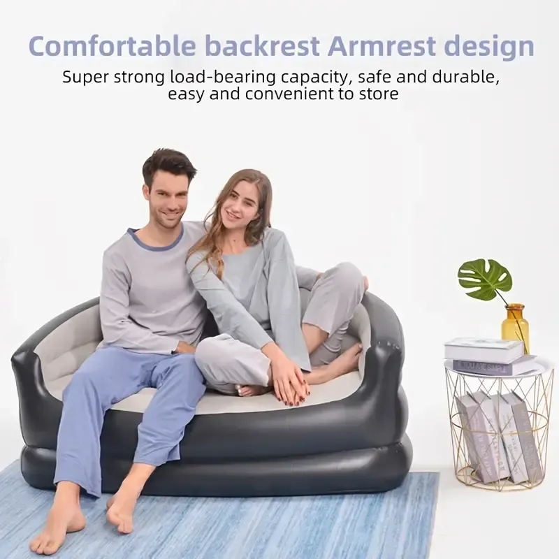 Складной диван для отдыха, Портативная кровать с подлокотниками ПВХ материал XL-1134 Коломия - фото 4