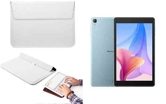 Чохол-конверт VitoCase для Blackview Tab 5, з функцією підставки для планшета Білий Київ