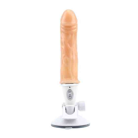 Вибратор реалистичный Chisa Real Touch XXX Adjustability на регулируемой присоске, бежевый Sex Aura Киев
