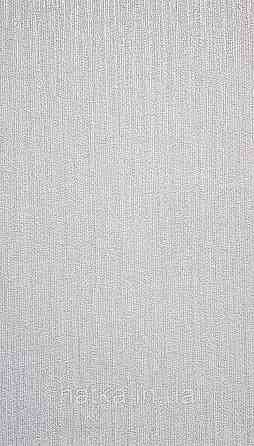 Шпалери вінілові на флізеліні AdaWall Seyyah 1.06х10 однотонні тонкі смуги структурні сіро-блакитні з глянцем Київ