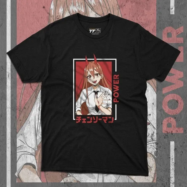 Футболка для підлітка хлопчика з принтом Человек Бензопила Power 4 Розмір 160 Anime10489 Дніпро - фото 1