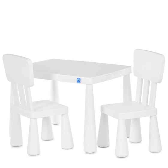 Дитячий столик M 6176-1 стільниця 76,5х54,5 см, 2 стільчики Вінниця