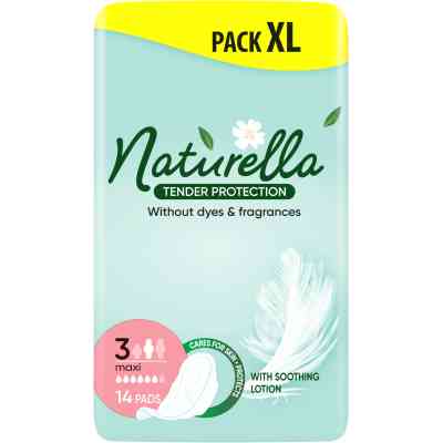 Гігієнічні прокладки Naturella Ніжний Захист Maxi (Розмір 3) 14 шт. (8700216045346) Вінниця