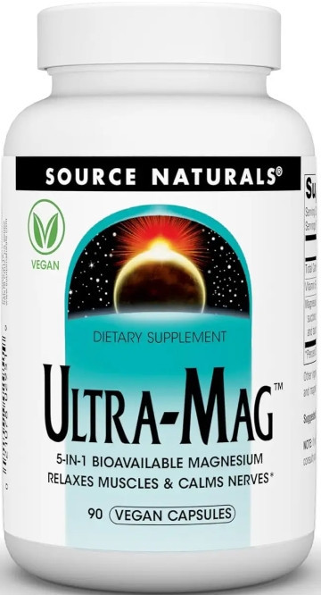 Магний для сердца и сосудов Source Naturals Ultra-Mag 90 капс Киев - изображение 1