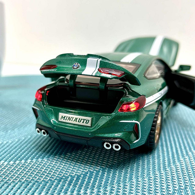 Машинка металева Авто Експерт BMW M8 1:32 відчиняються двері та багажник Зелена (LF-04412) Чернігів - фото 5