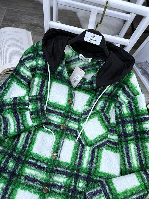 Жіноча тепла базова сорочка з високоякісної тканини Букле баранчик 46/48 Одеса - фото 1