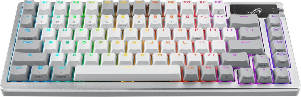 Клавіатура бездротова Asus ROG Azoth RGB WL BT White (90MP031A-BKUA11) Білий Харків - фото 8