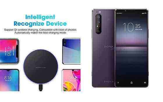Бездротовий зарядний пристрій Copper до 30W для OnePlus 8 Pro, USB-C, LED Київ