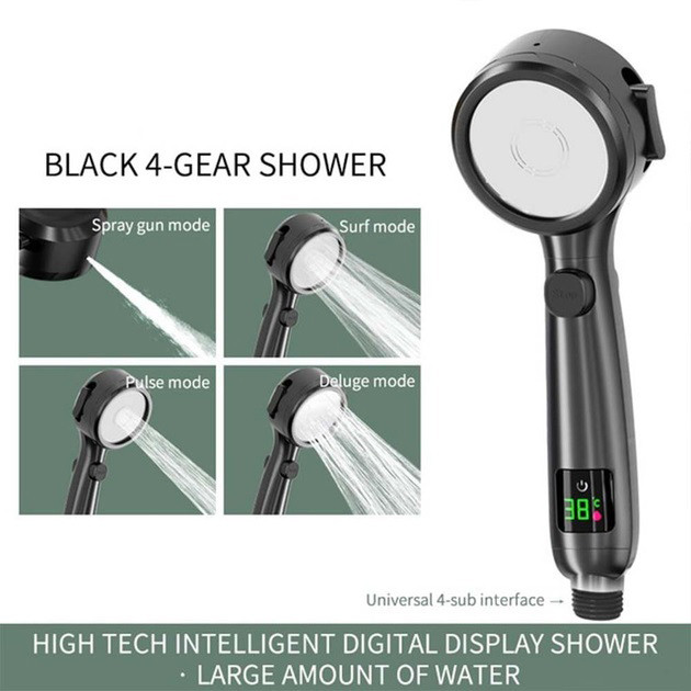 Массажная лейка для душа, Лейка для душа с режимами Турбо насадка с эффектом IV-61 Ивано-Франковск - изображение 9