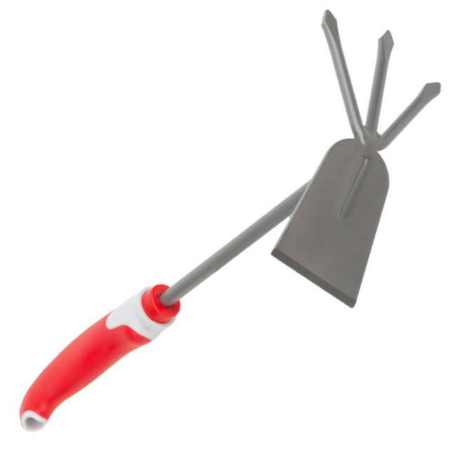 Сапа с мотыжкой садовая, 335×195 мм, комбинированная рукоятка INTERTOOL FT-0033 Киев - изображение 8