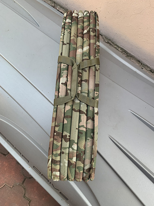 Каремат тактичний складний військовий мультикам 190/60/1, Сидіння армійське, Килимок - сідниця польо Дніпро - фото 4