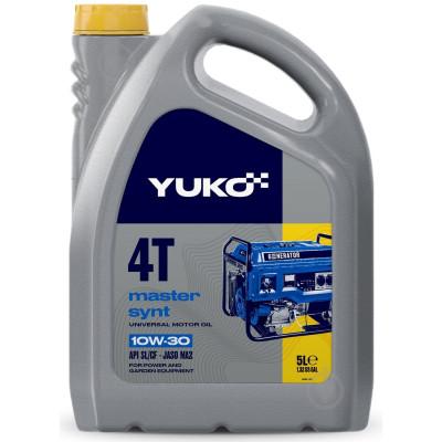 Моторное масло Yuko MASTER SYNT 4T 10-30 API SL/CF 5л (4823110405512) Винница - изображение 1