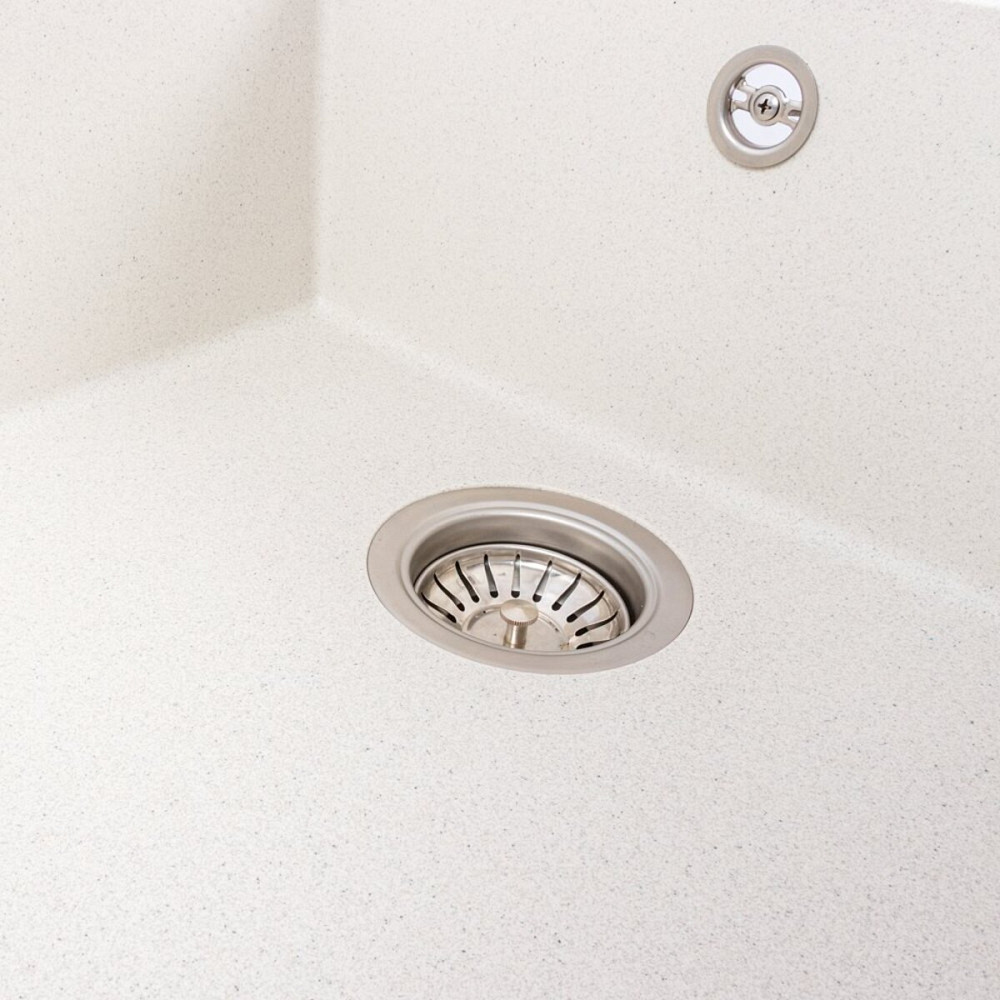 VALESO Гранітна мийка VALESO CALYPSO 7950 матова Біла в крапку Киев - изображение 5