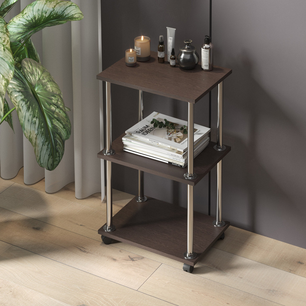 Полка стеллаж VAYS, на колесиках, косметологическая тележка D-9 Львов - изображение 4