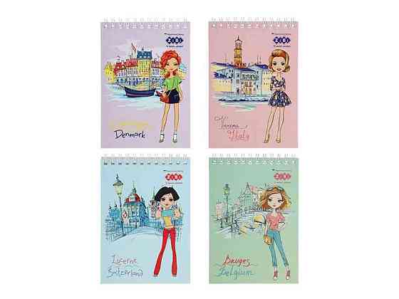 Блокнот на пружині , А-6, 40арк. GIRL, KIDS Line ZB.12136 ТМ ZiBi Solmir Київ