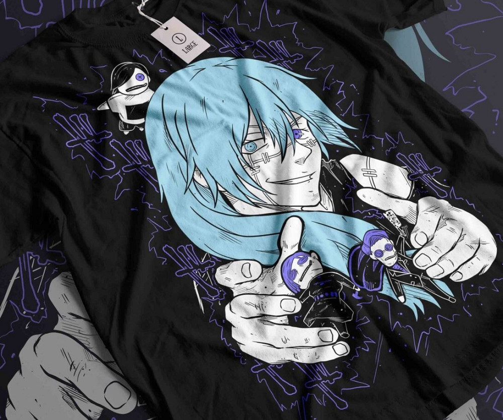 Футболка з аніме принтом Магічна битва оверсайз (S/M/L) Чорний AnimeJ0869 Дніпро - фото 1