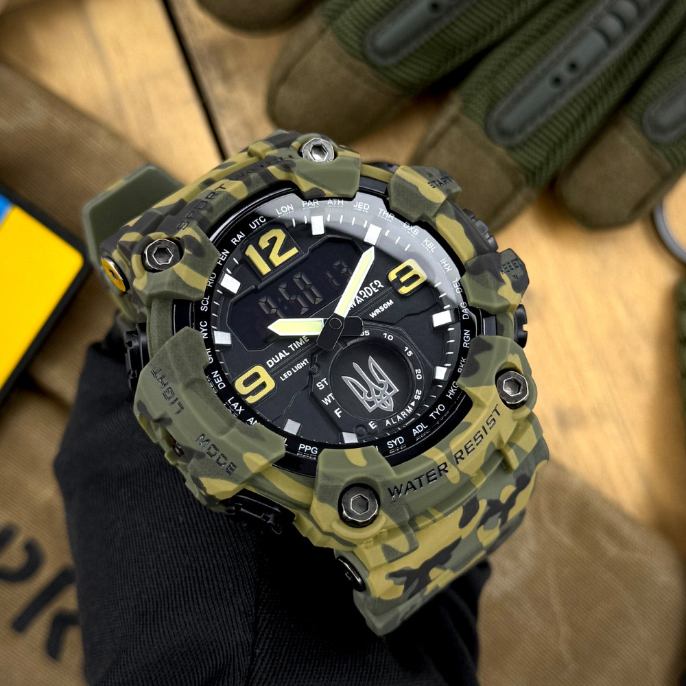 Awarder 004 Тризуб срібло Camo Green Київ - фото 4