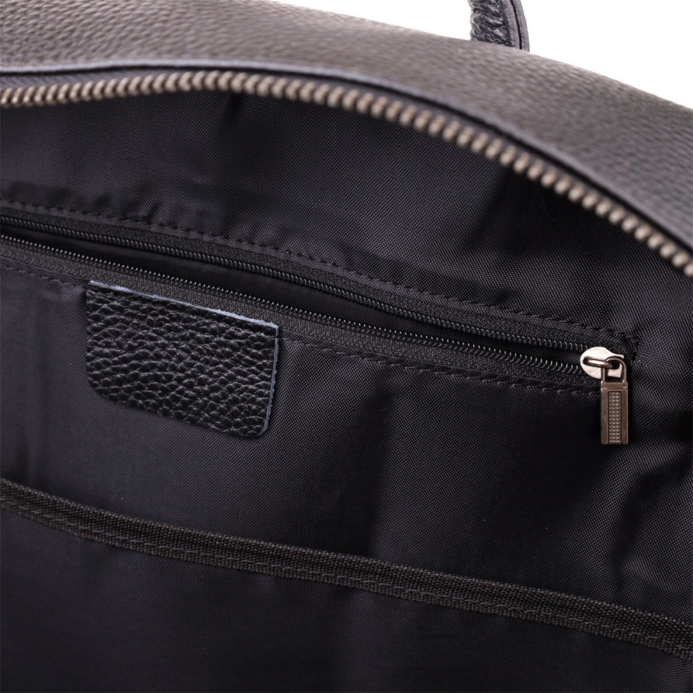 Чоловічий рюкзак з натуральної шкіри Vintage 23052 Чорний Київ - фото 8