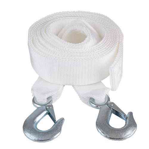 Буксировочный трос ST206-E 5 тонн, лента 50мм х 5,0м, белый, 2 крюка, в кулечке Харьков