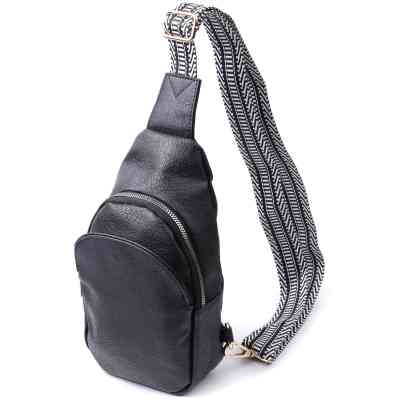 Сумка Vintage З екошкіри Чорна (22781) Вінниця