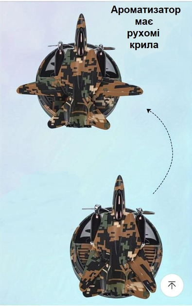 Ароматизатор автомобильный Военный самолет B5 на солнечной батарее Винница - изображение 7