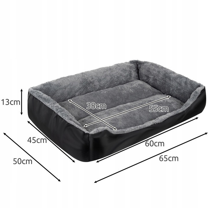 Кровать мягкая 60х45 см для собак и кошек с бортами Purlov (24288) Нововолынск - изображение 8