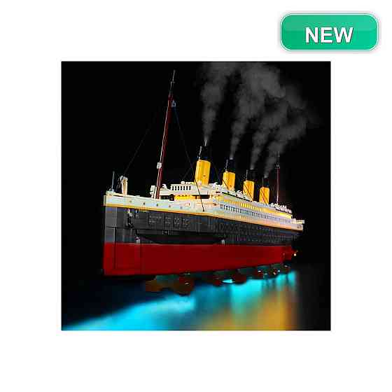 Набір підсвітки LED комплект YAKI 10294 Titanic класичний зелений USB живлення ABS сумісний з Lego 10294 Київ