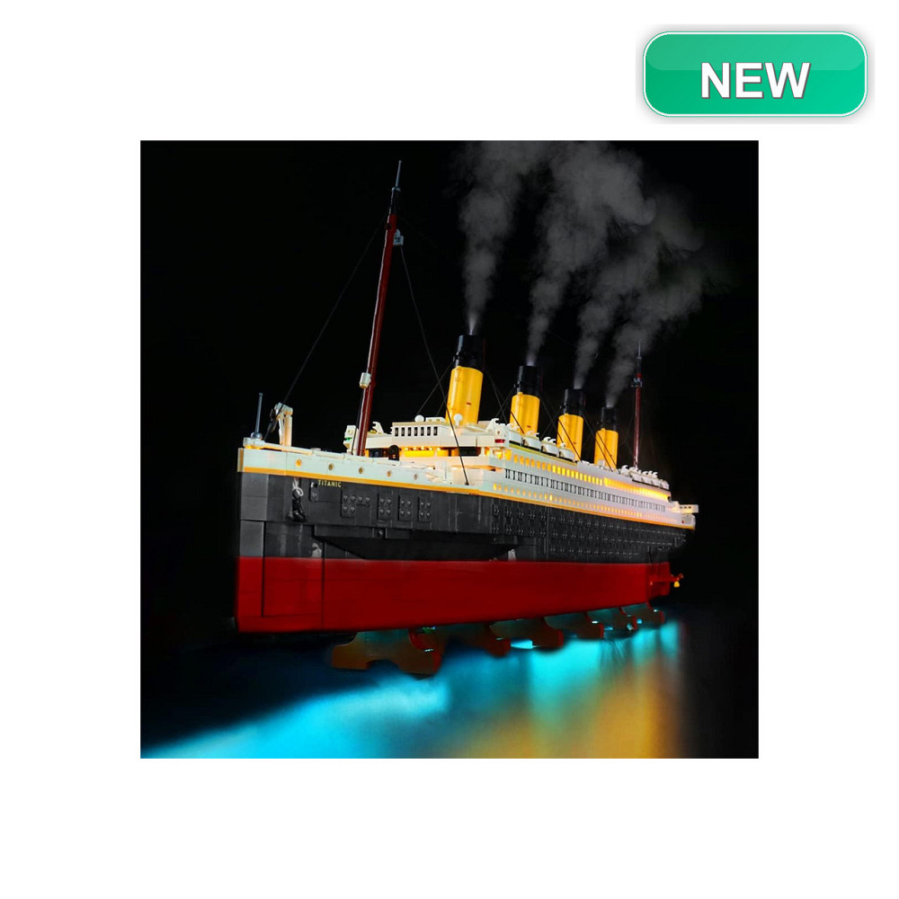Набор подсветки LED комплект YAKI 10294 Titanic классический зелёный USB питание ABS совместим с Lego 10294 Киев - изображение 1