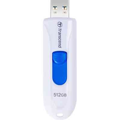 USB флеш накопитель Transcend 512GB JetFlash 790 White USB 3.1 (TS512GJF790W) Винница