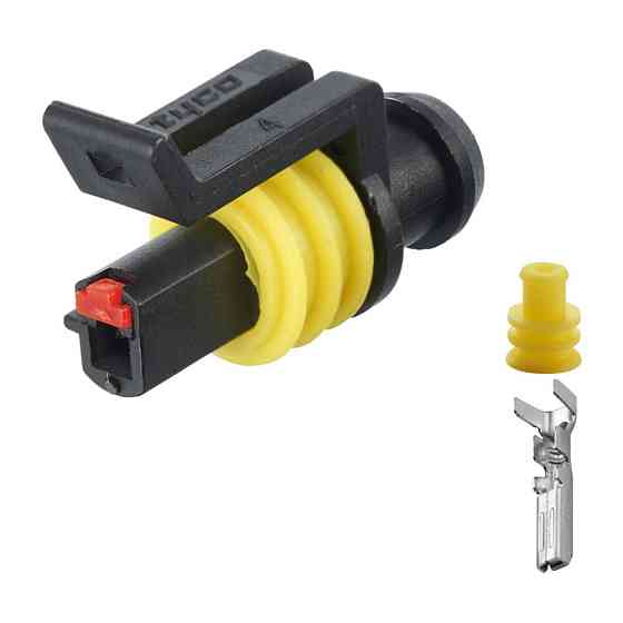 Роз'єм конектор 1-кон., Датчик Давления Масла, 282079-1, 1-282079-1, 282079-2, TE Америка, Buick, Cadillac, Chevrolet, Daewoo Київ