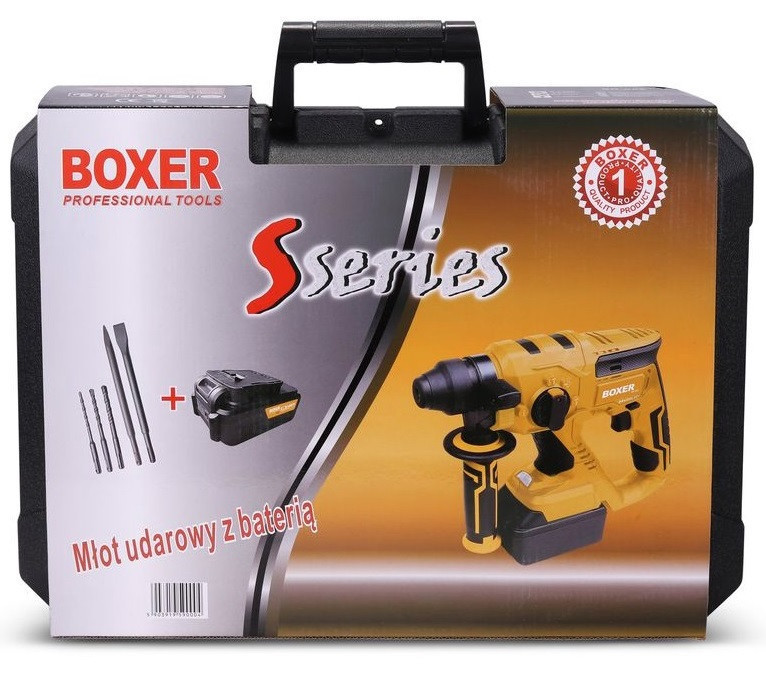 SR-082 Акумуляторний Перфоратор 24V Li-Ion 2x4.0Ah SDS+ 3 Режими, 2.1 Дж, Кейс, Зарядний Пристрій Одеса - фото 7