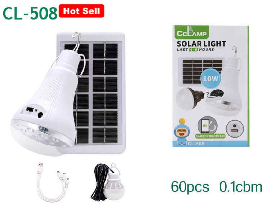 Ліхтар для кемпінгу Cclamp CL-508, акумулятор, сонячна панель Дніпро - фото 1