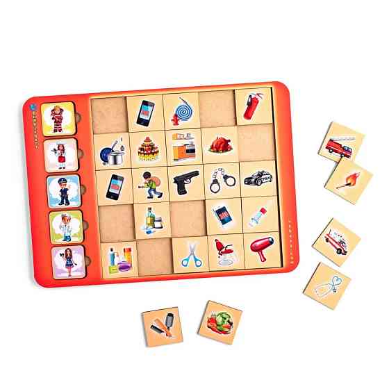 Деревянный пазл-вкладыш 