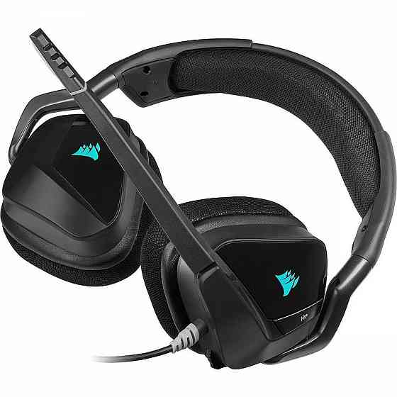 Гарнитура Corsair Void RGB Elite USB Premium Gaming Headset with 7.1 Surround Sound Carbon (CA-9011203-EU) ( 25562 ) Харків