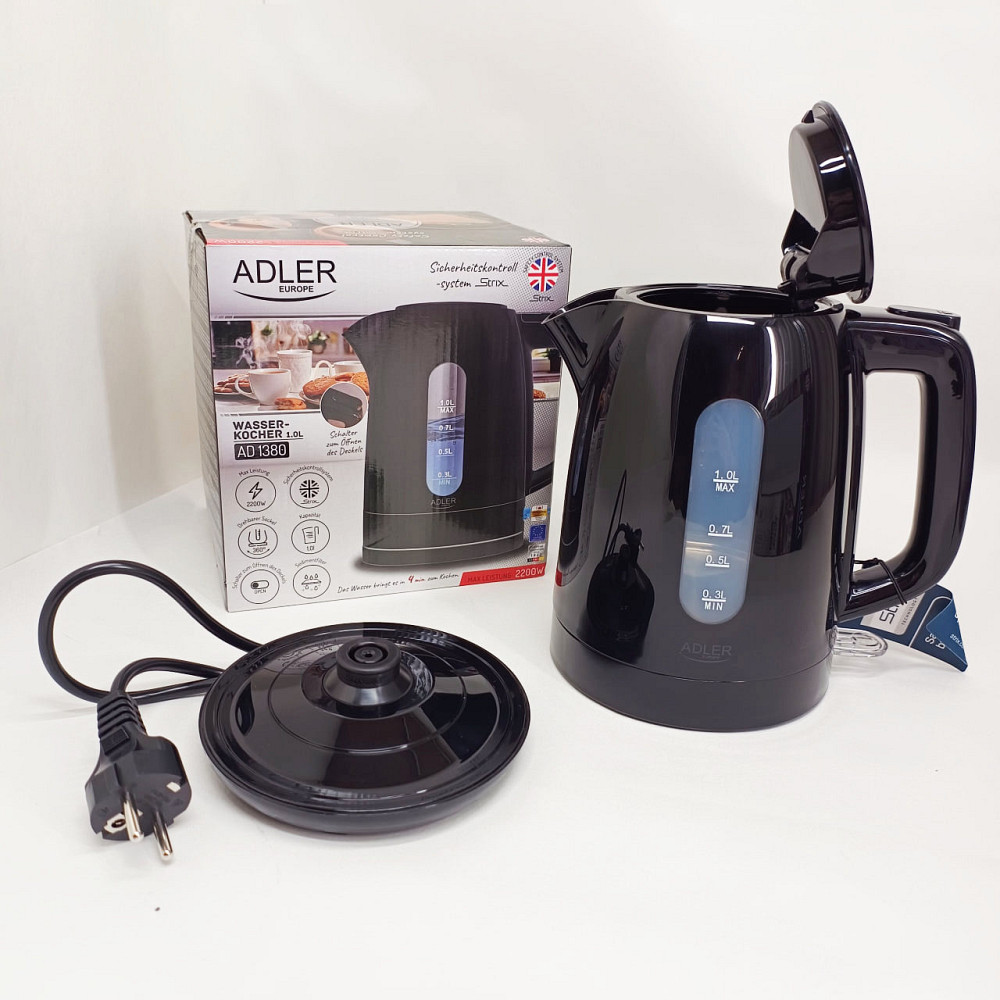 Ергономічний електричний чайник, Якісний електрочайник для кухні, Чайник електричний для дому UV-37 Львів - фото 7