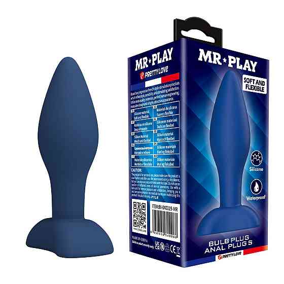 Анальна пробка MR.PLAY - Bulb Anal Plug S, BI-040219-MR Sex Aura Київ