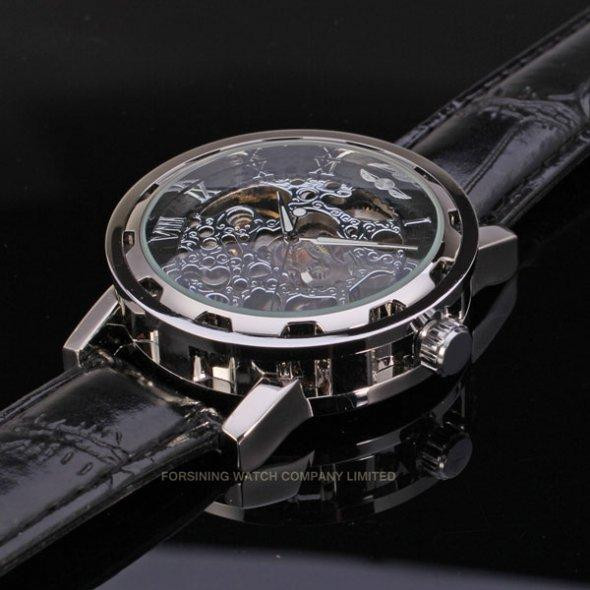 Жіночий механічний годинник Winner Black II Вінниця - фото 8