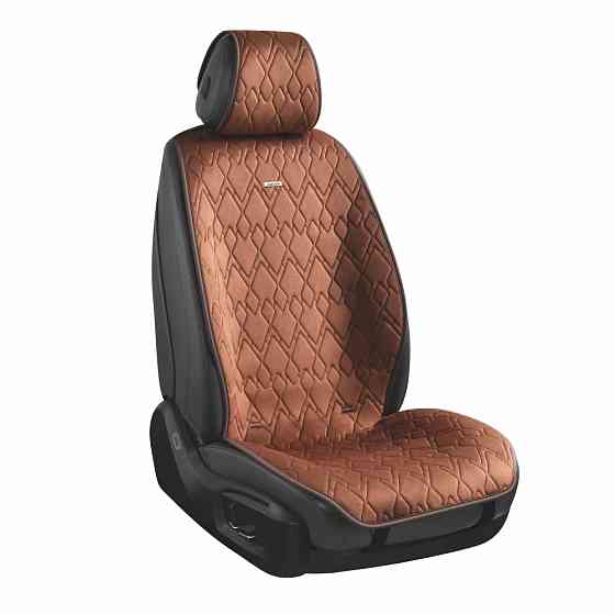 Комплект преміум накидок для сидінь CarLife Racer, coffee Львів