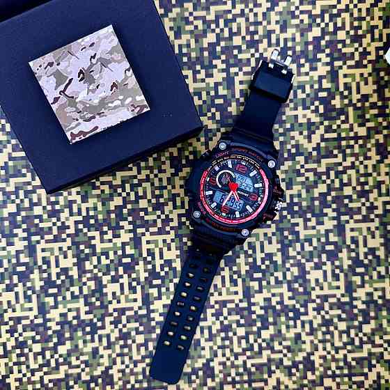 Patriot 012BKRDUAGD Тризуб золото Чорні з червоним + Коробка SBR Київ