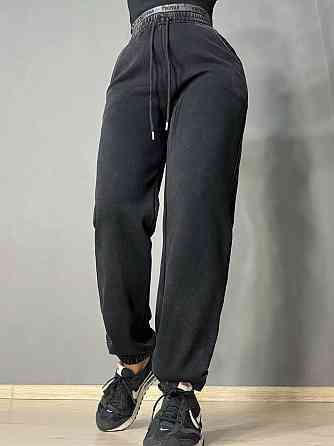 Штани жіночі Black Cyclone 602 джогери варені тай-дай чорні, чорний, 3XL Київ