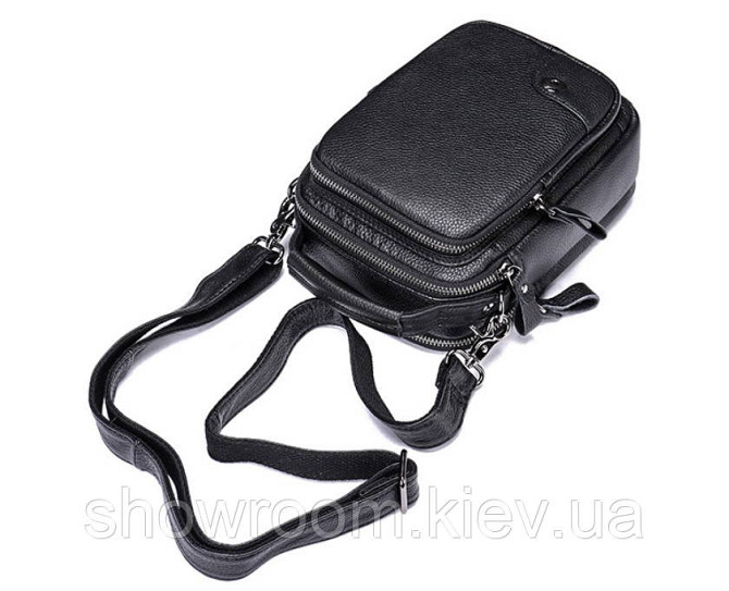 Удобная кожаная сумка через плечо Leather Collection (5044) Киев - изображение 2